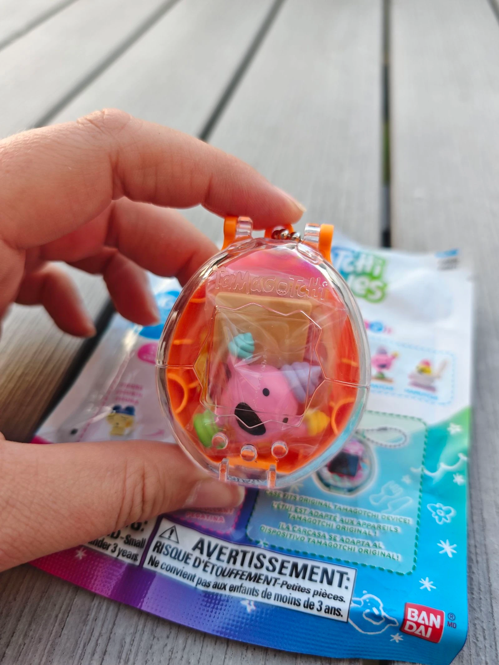 Tamagotchi Collectibles orange Poop time - Pause toilette figurine